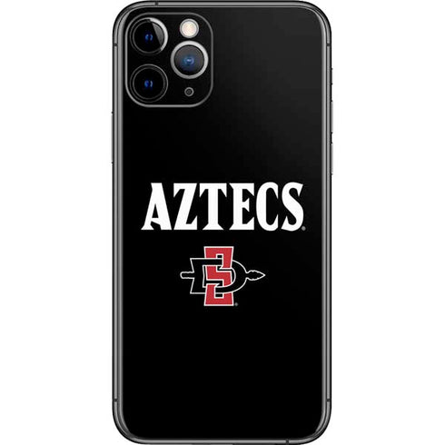 San Diego State University Aztecs Black iPhone 11 Pro Skin